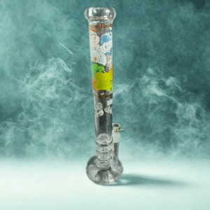 Bong de Vidrio Coleccionable 40cm – Padre de Familia (Cuello Largo y Diseño Cómico)