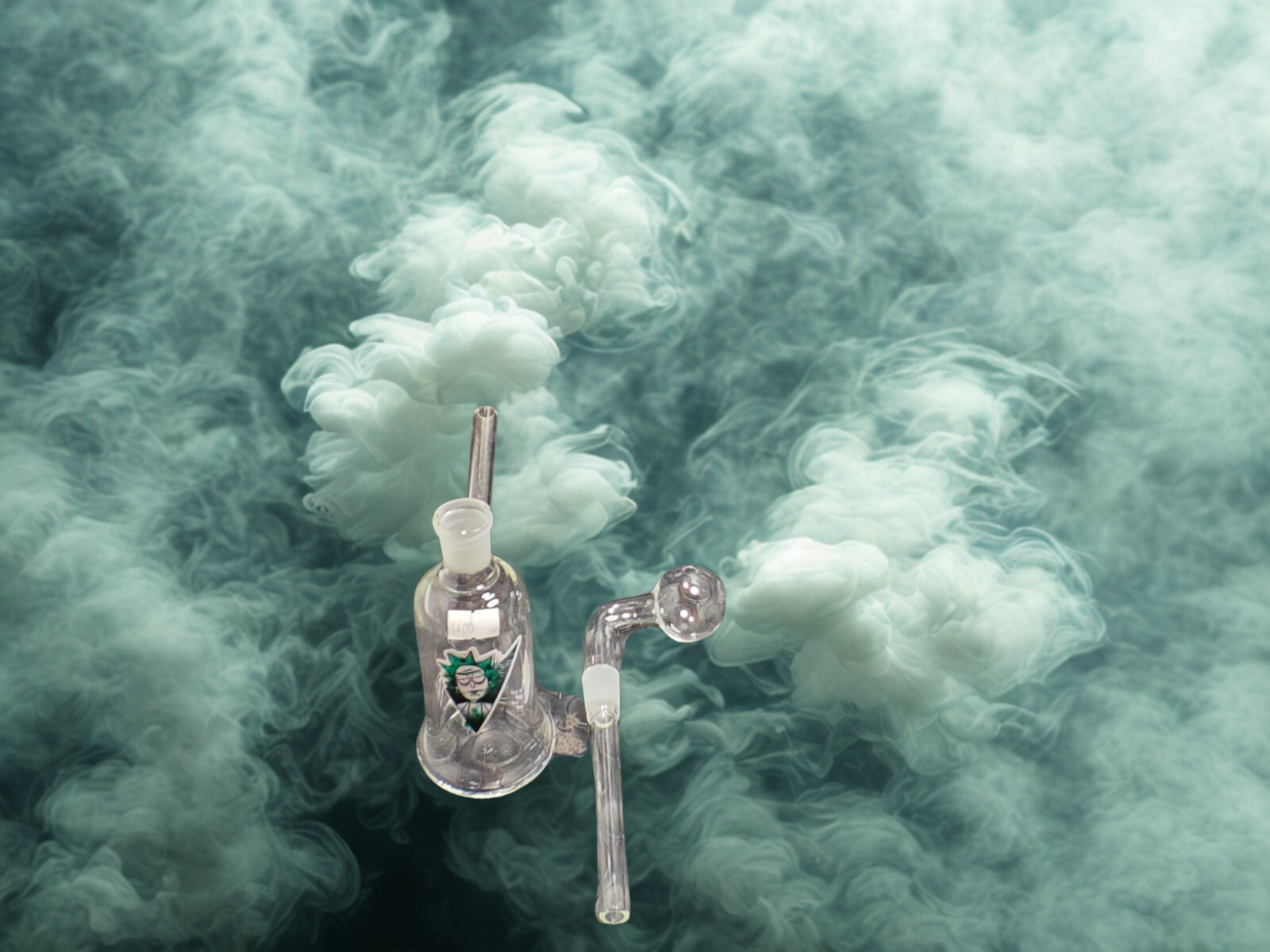 💎Bong Bola Mediano 15cm / Bubbler de Vidrio Pyrex - Estilo Minimalista y Compacto 🌬️ - Image 2