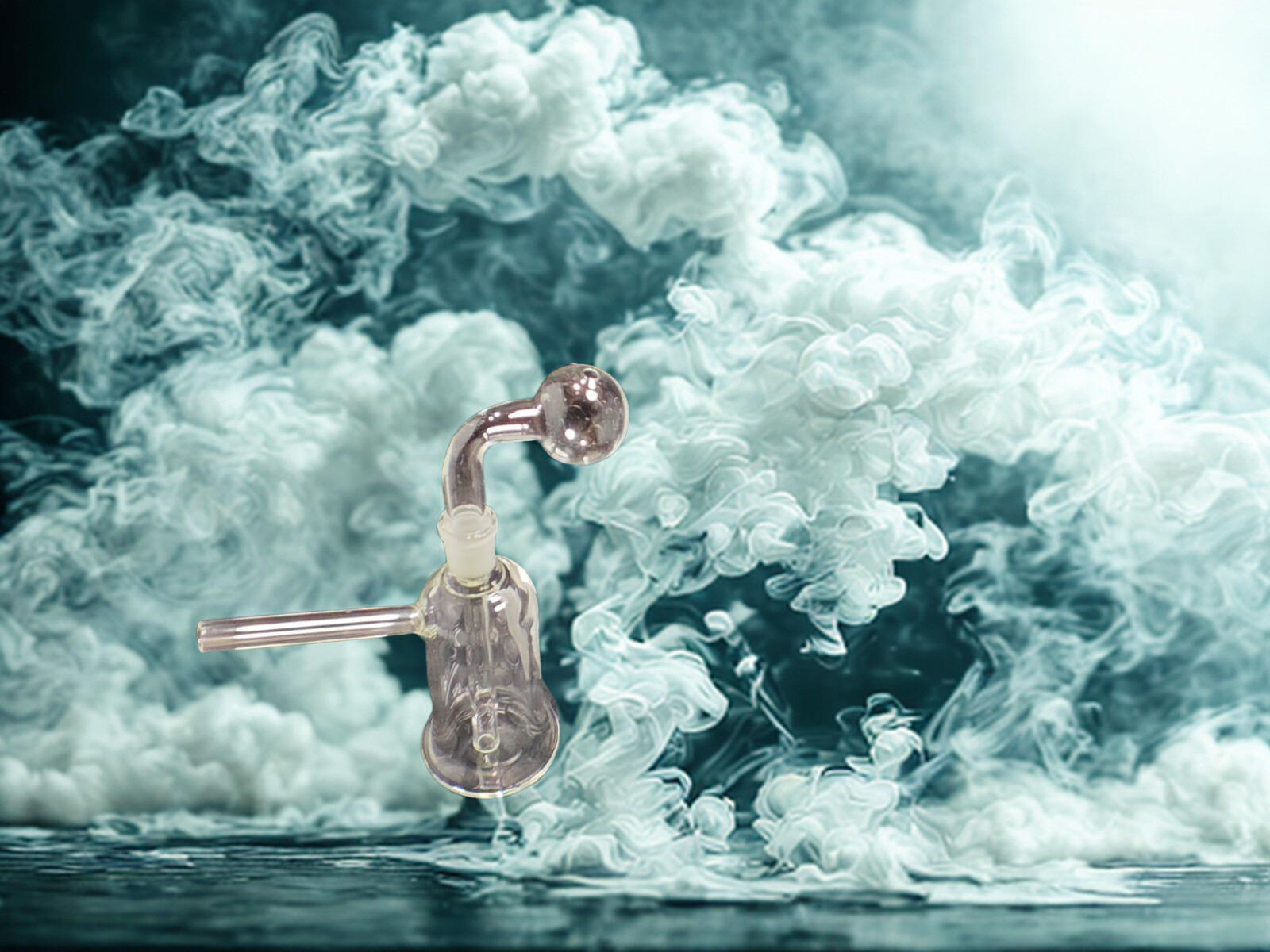 💎Bong Bola Mediano 15cm / Bubbler de Vidrio Pyrex - Estilo Minimalista y Compacto 🌬️ - Image 3