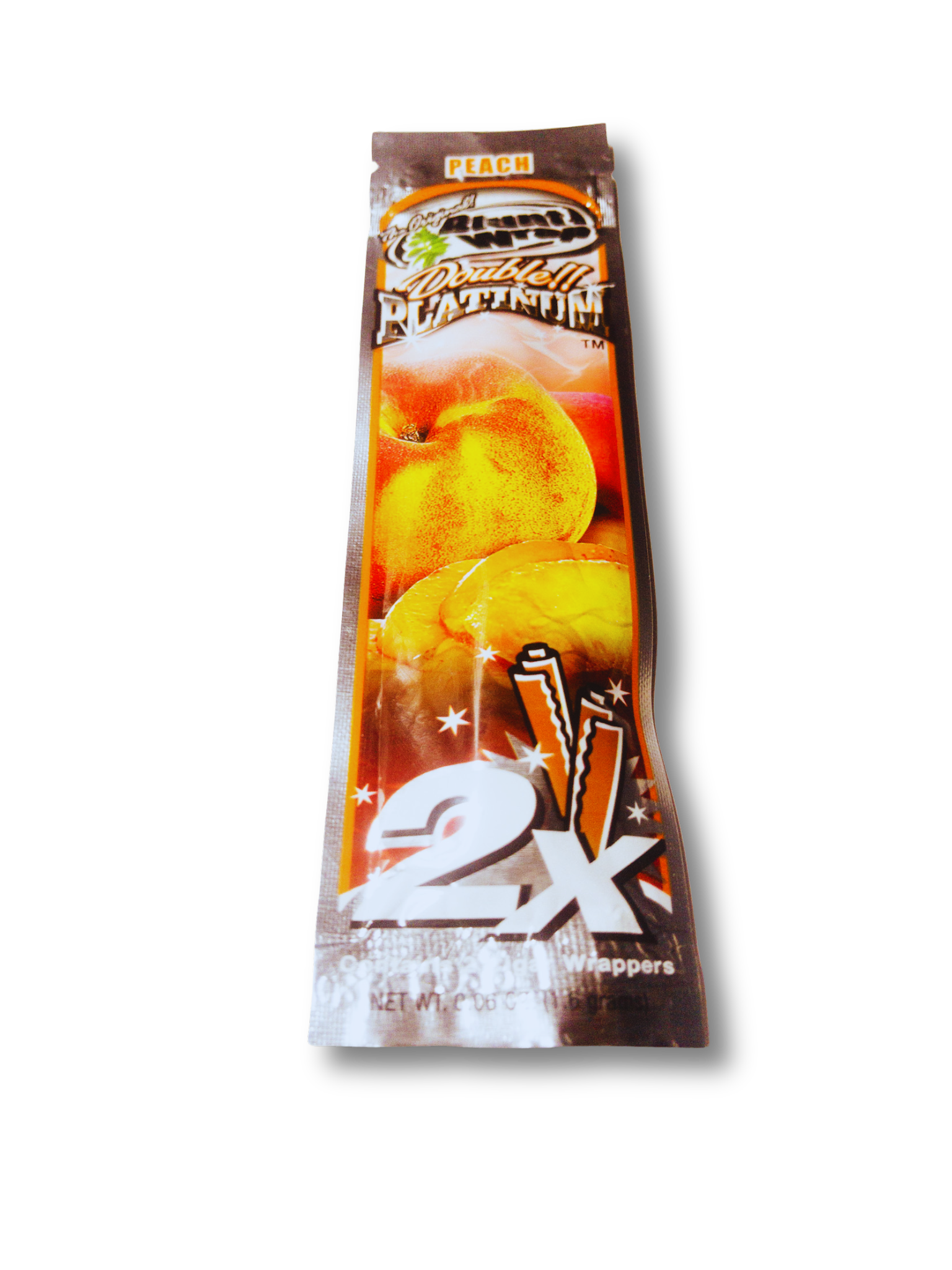 🍑 Blunt Wrap Hemp Wraps | Sabor Peach (Durazno) | Libre de Tabaco