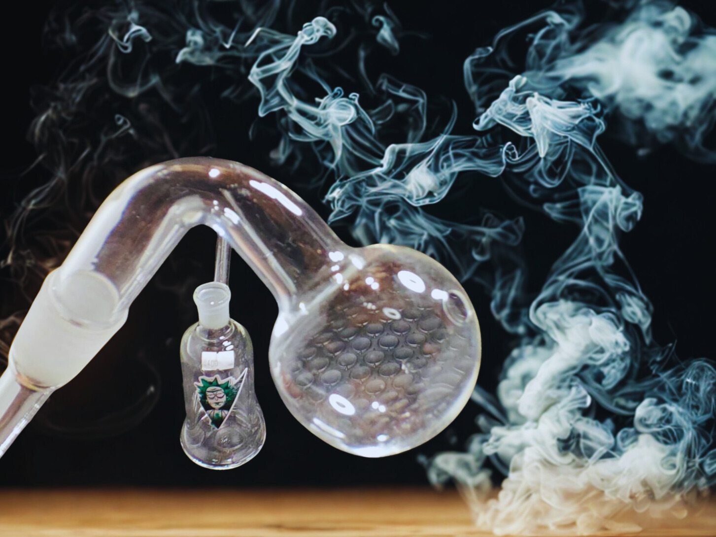 💎Bong Bola Mediano 15cm / Bubbler de Vidrio Pyrex - Estilo Minimalista y Compacto 🌬️ - Image 5