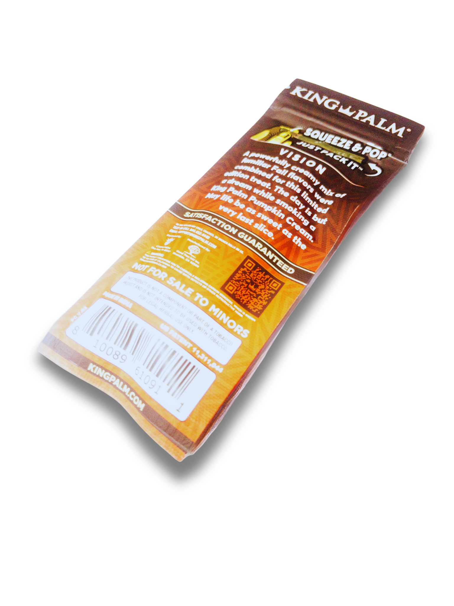 🍂 King Palm | Mini Rolls Sabor Pumpkin Cream (Crema de Calabaza) - Image 3