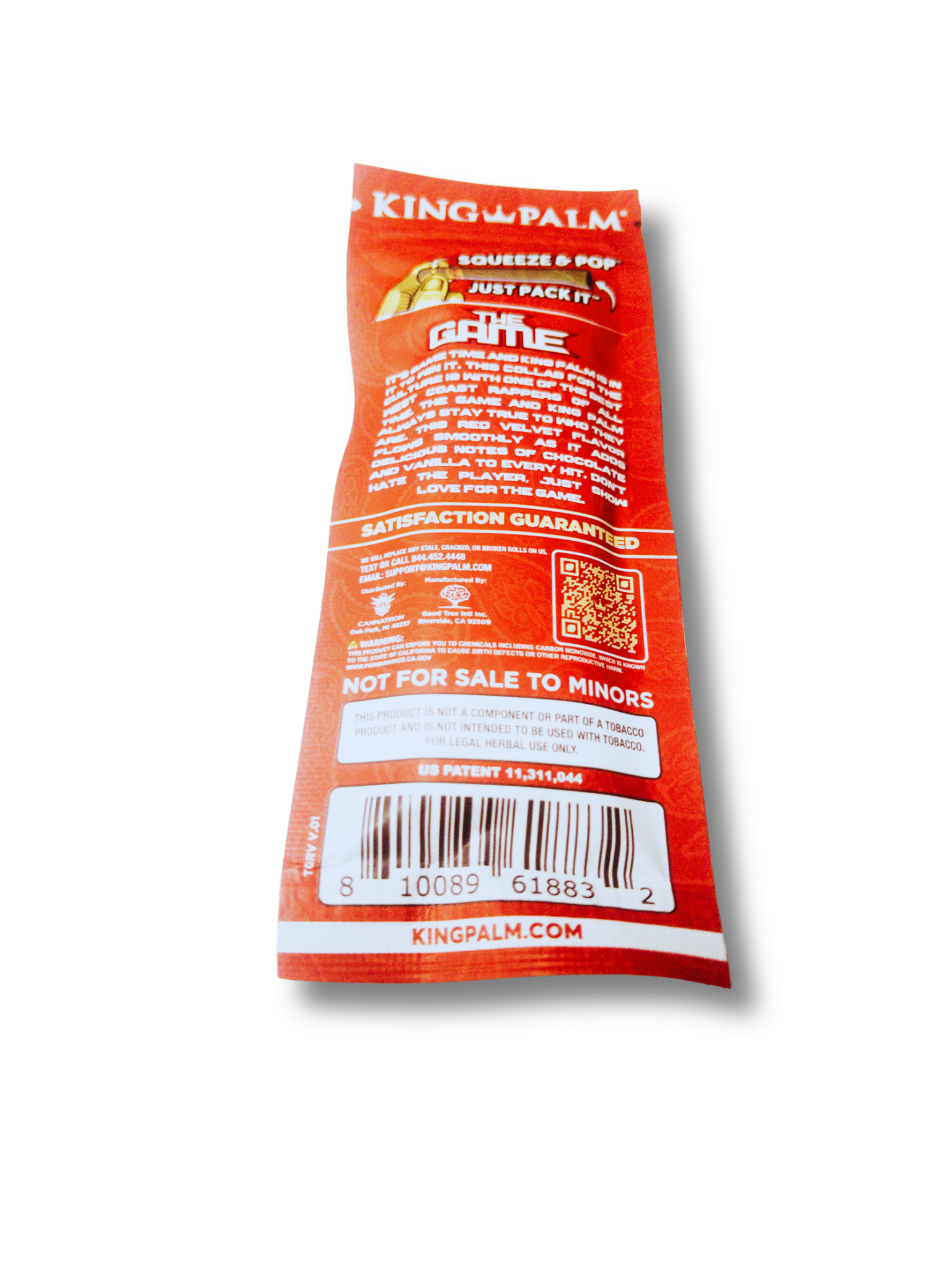 👑 King Palm Hemp Wraps | Sabor Red Velvet (Edición Exclusiva) - Image 2