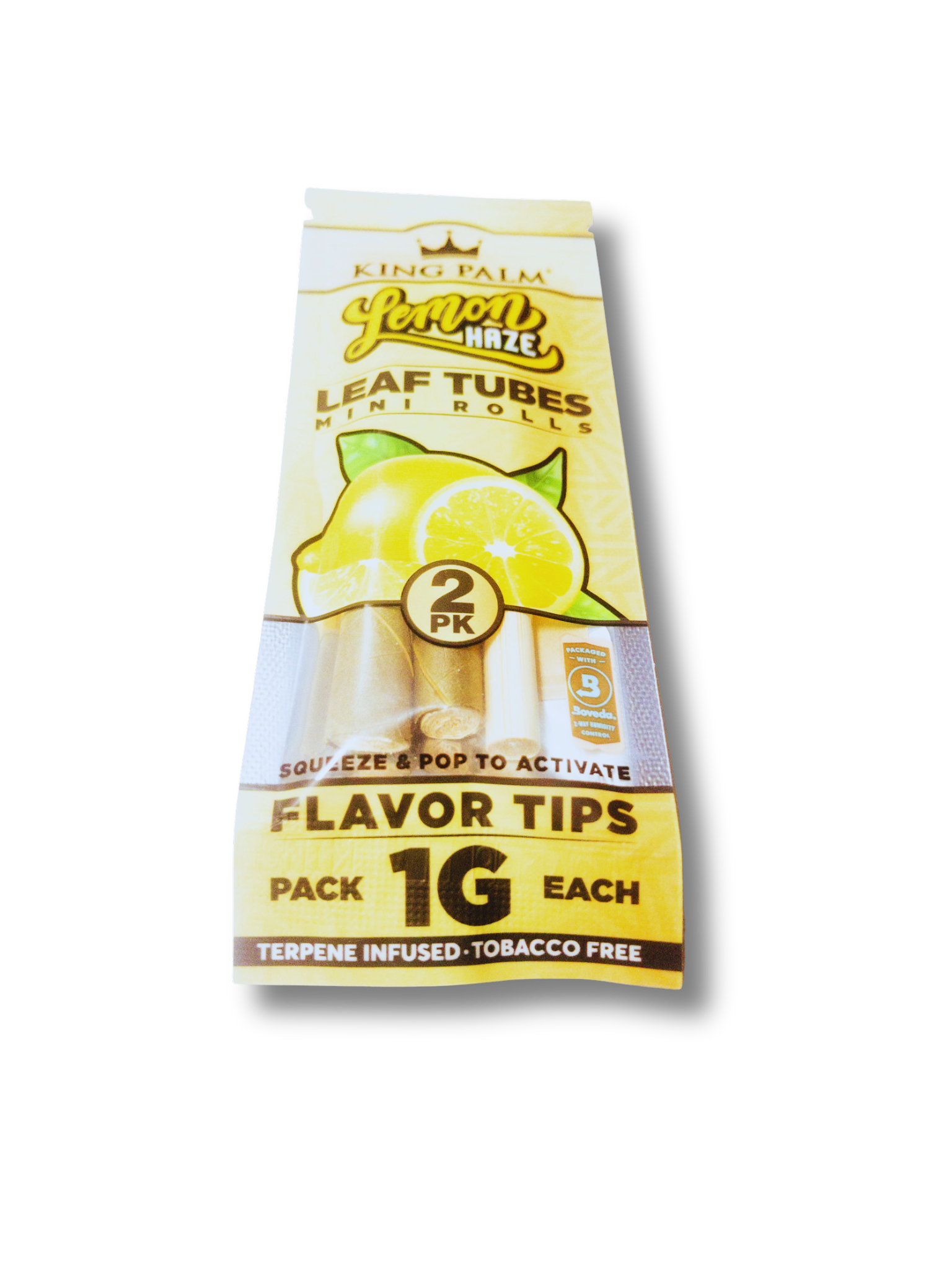 🍋 King Palm Hemp Wraps - Sabor Lemon Haze