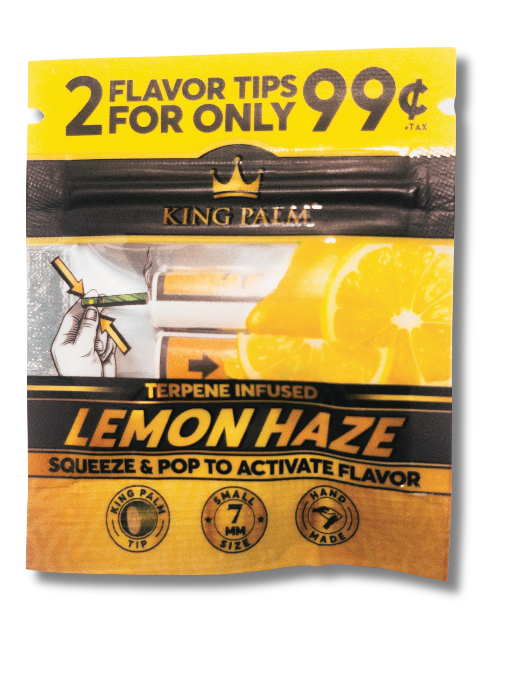 Filtros Con Capsula King Palm – Lemon Haze (Limon)