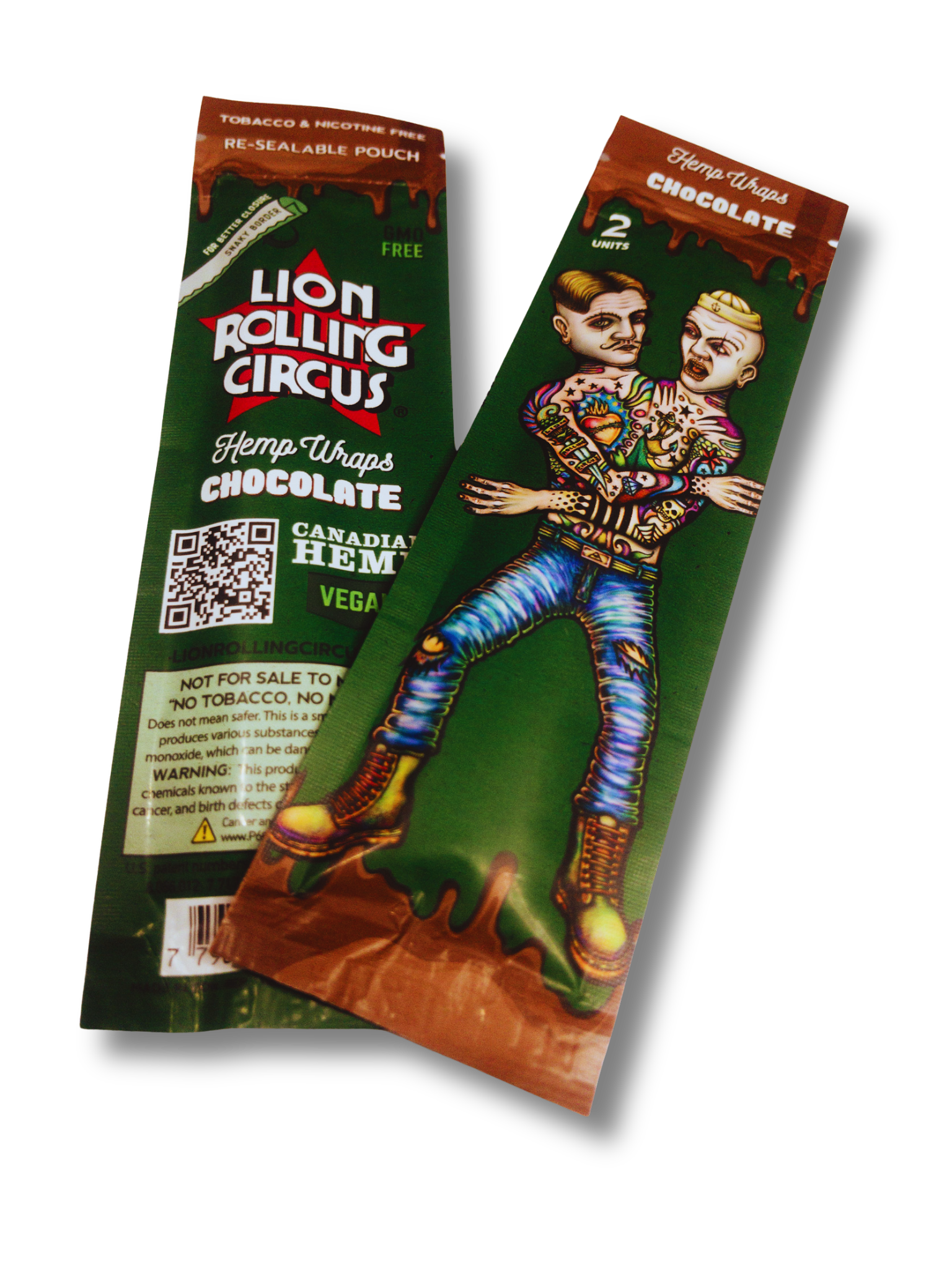 Rolling Circus Hemp Wraps (Sabor Chocolate) – 100% Cáñamo Natural - Image 4