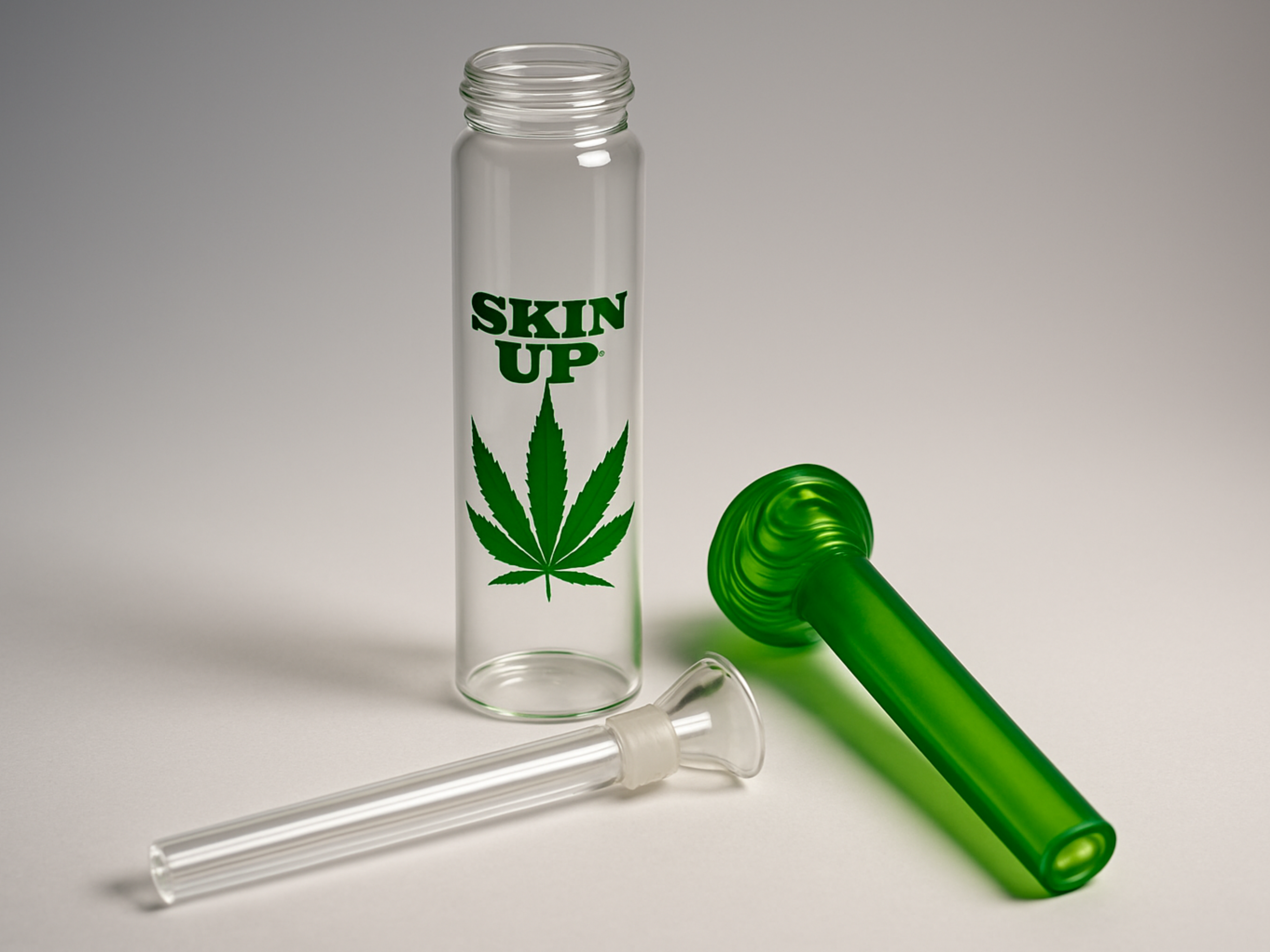 🌬️ Kit Convertidor de Botella a Bong/Pipa de Agua Estilo Topuff-(Skin Up) 💧